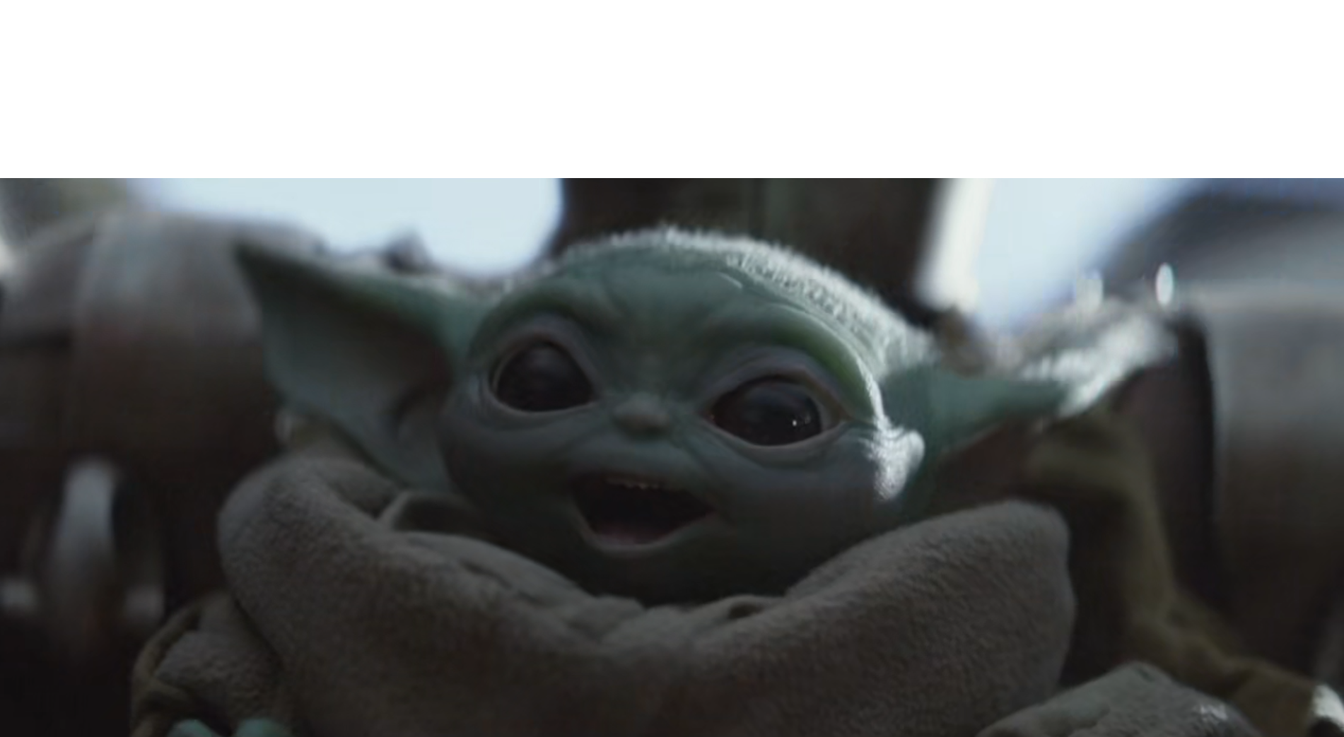 The meme is an image of the character Baby Yoda from the Star Wars franchise, taken from the Disney+ series "The Mandalorian". The image is captioned "When you're lowkey hungover but still gotta get up for work". The meme is a humorous take on the character's adorable and endearing personality, applying it to a relatable and mundane situation.